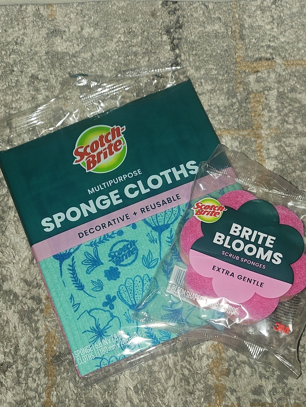 Scotch-Brite Multipurpose Sponge Cloths & Brite Blooms Sponge